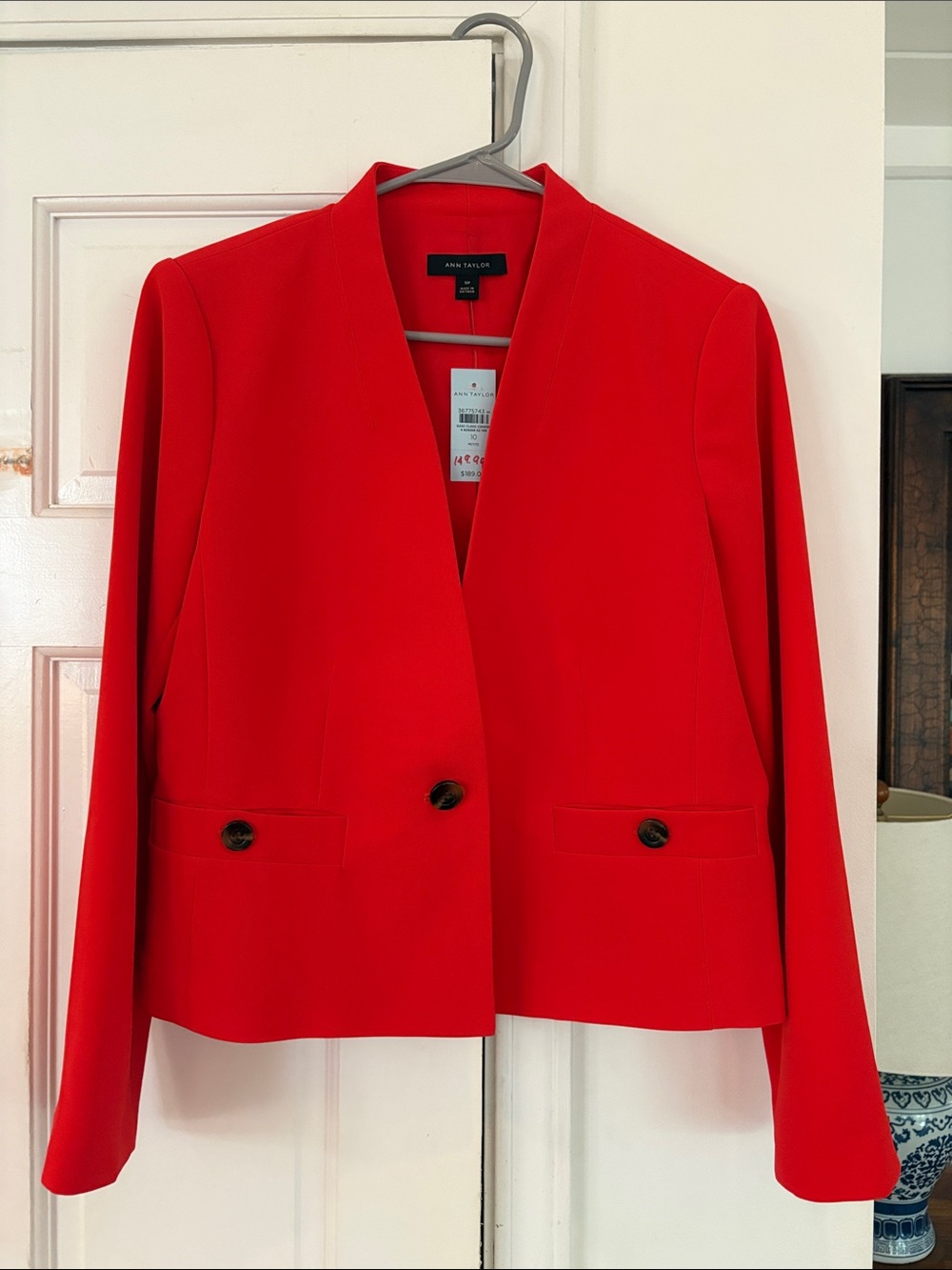 Ann Taylor Red Blazer